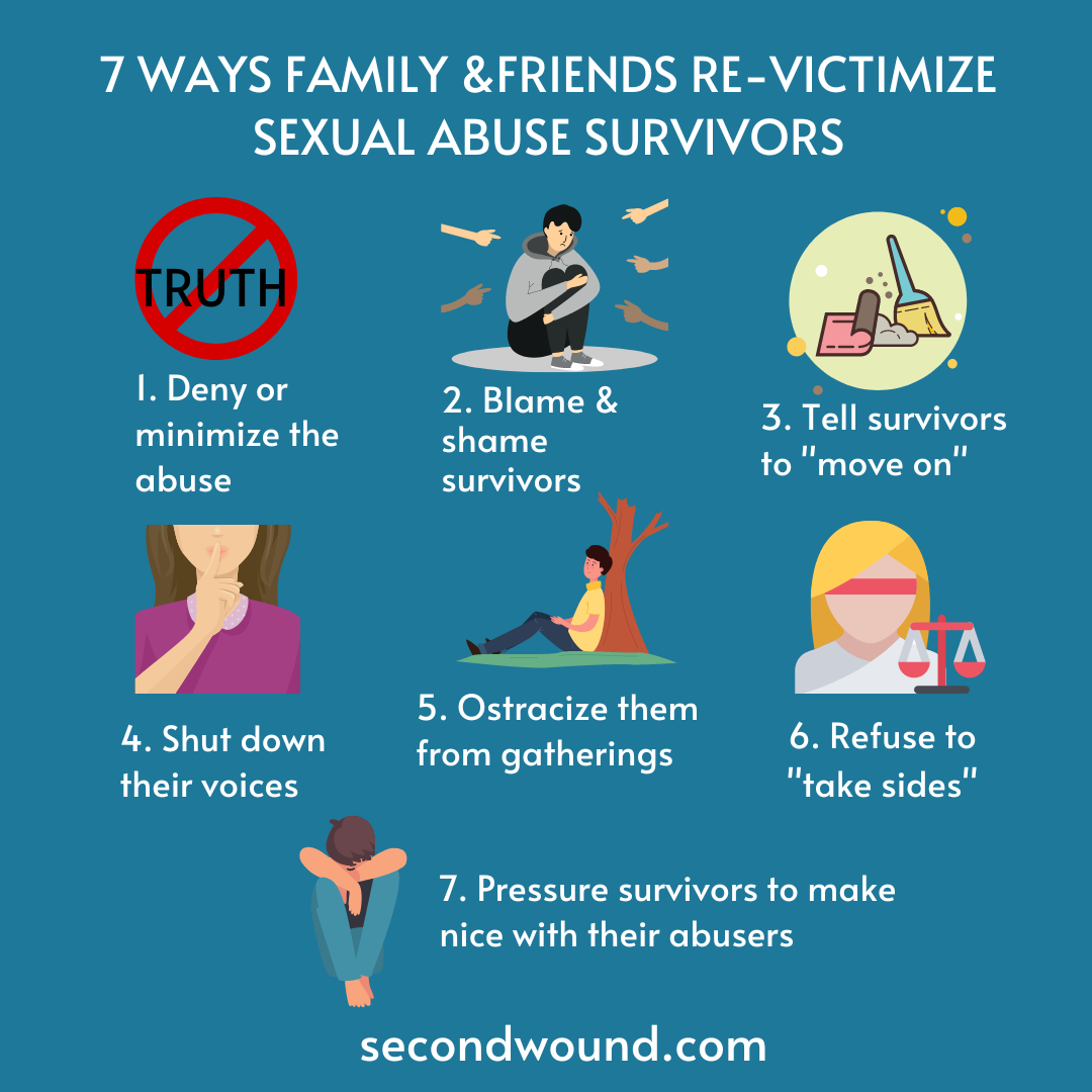 7 Ways Friends & Family Revictimize Sexual Abuse Survivors